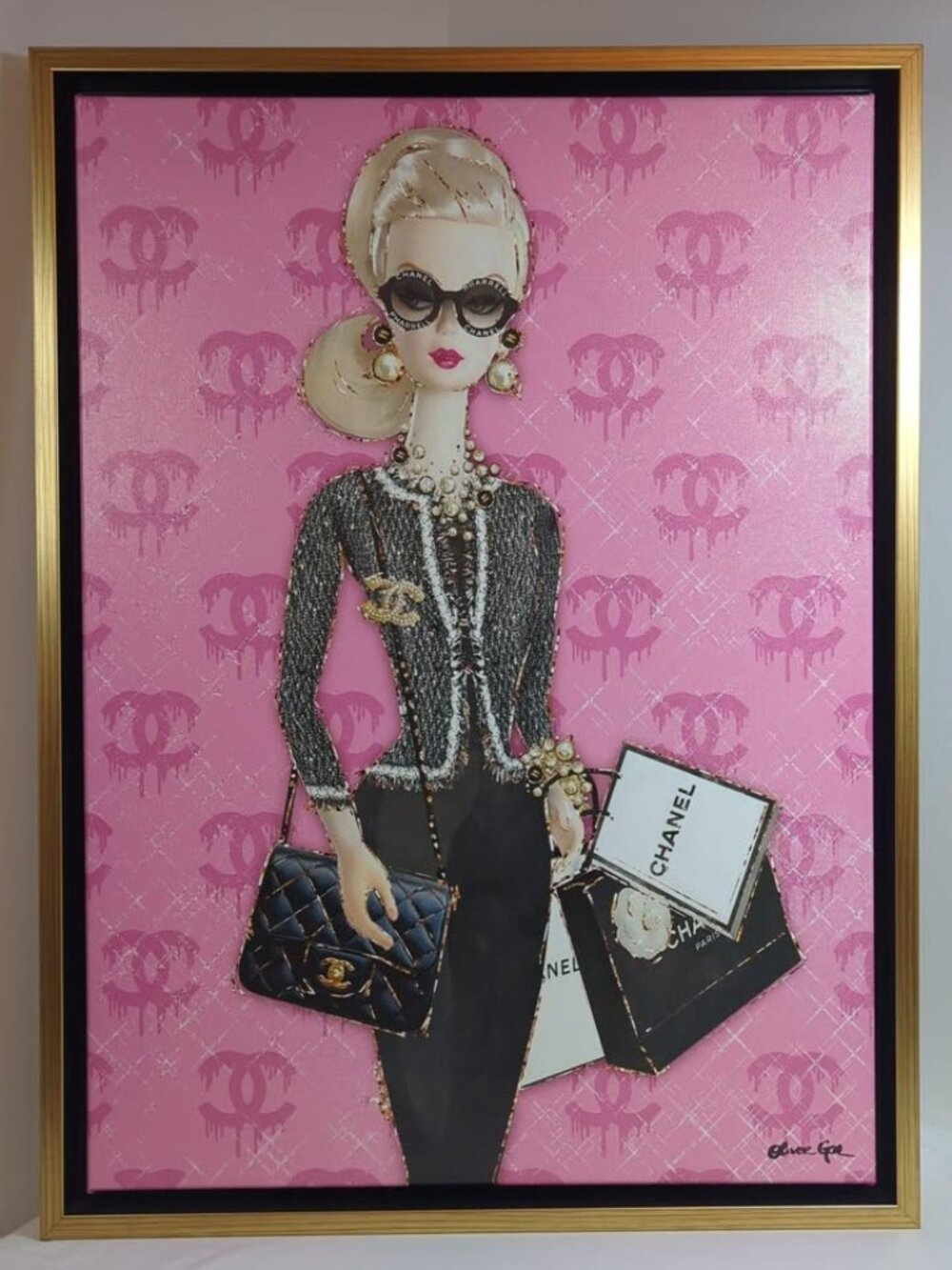 Oliver Gal "Yas Queen" Barbie Fashion Framed Artwork - Picture 3 of 8